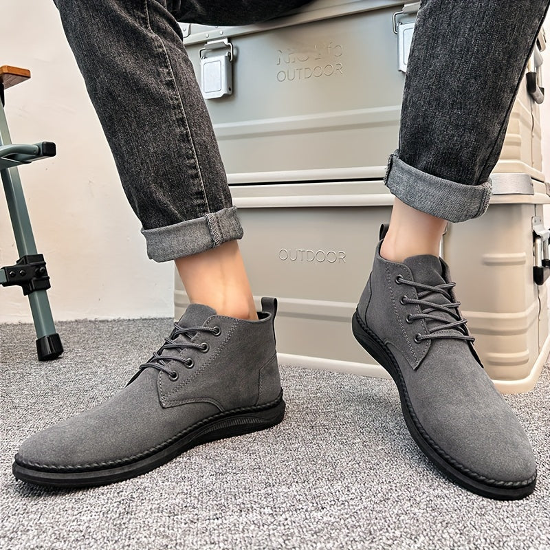 Bottines mi-hautes à lacets pour homme | Sorties quotidiennes