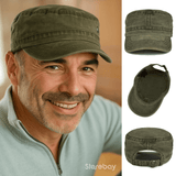 Casquette forme militaire à dessus plat | Sorties quotidiennes