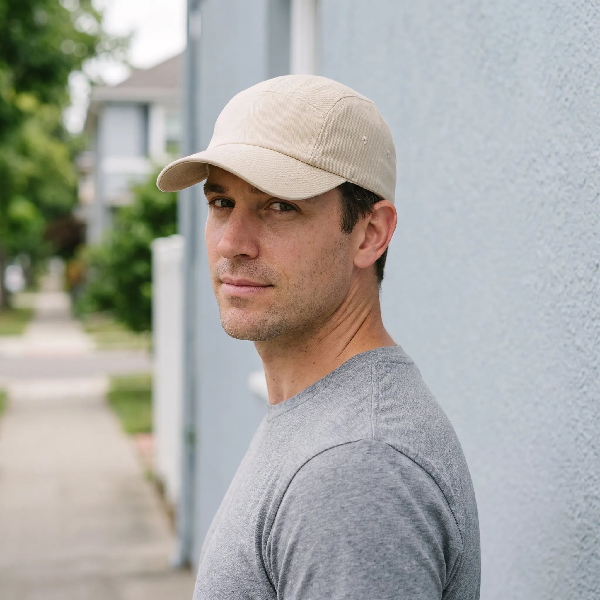 Casquette homme à visière courbée | Abriter le visage