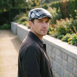Casquette plate homme à motif écossais | Sorties en ville