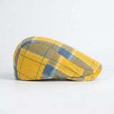 Casquette plate homme à motif écossais | Sorties en ville