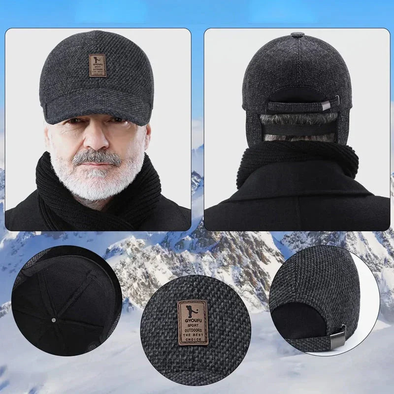 Casquette sport d'hiver texturée | Sorties hivernales