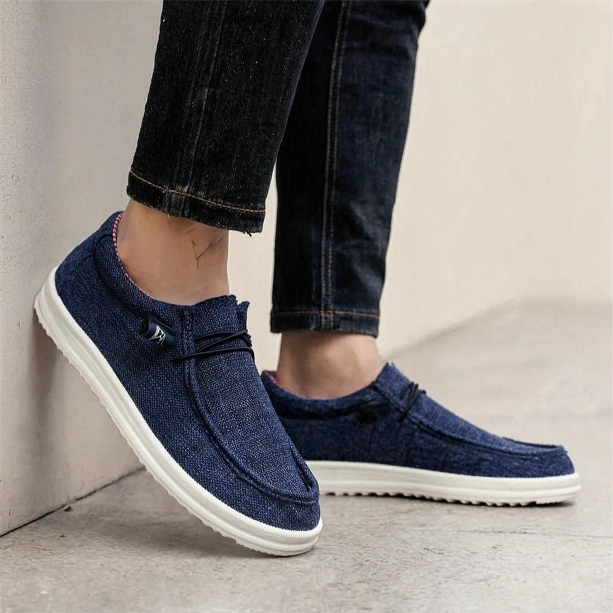 Chaussure basse texturée de style décontracté | Promenades quotidiennes