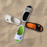Chaussures ouvertes estivales style claquettes | Détente à domicile