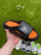 Chaussures ouvertes estivales style claquettes | Détente à domicile