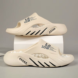 Chaussures ouvertes estivales style claquettes | Détente à domicile