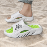 Chaussures ouvertes estivales style claquettes | Détente à domicile