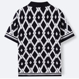 Chemise à manches courtes motif géométrique | Sorties estivales