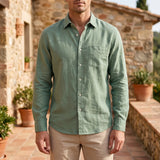 Chemise homme | Manches longues et coupe décontractée