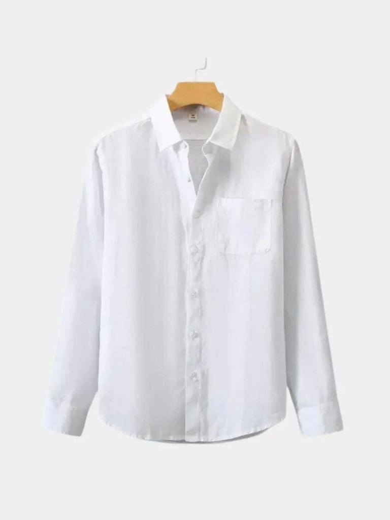 Chemise homme | Manches longues et coupe décontractée