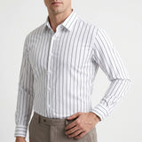 Chemise homme manche longue à rayures | Tenue de bureau