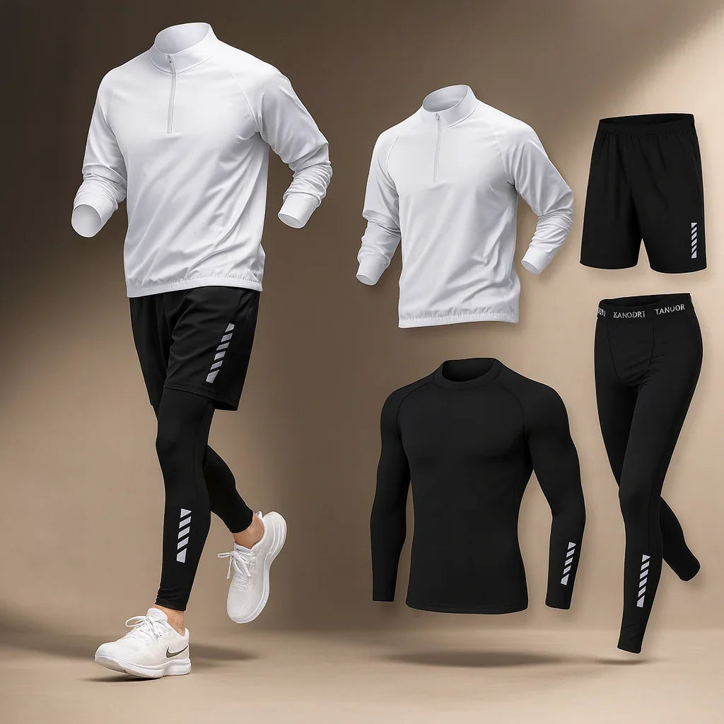 Ensemble de sport 4 pièces | Entraînements en salle