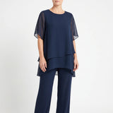 Ensemble femme | Ensemble deux pièces élégant avec pantalon large