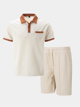 Ensemble polo homme | Tenue deux pièces polo et short