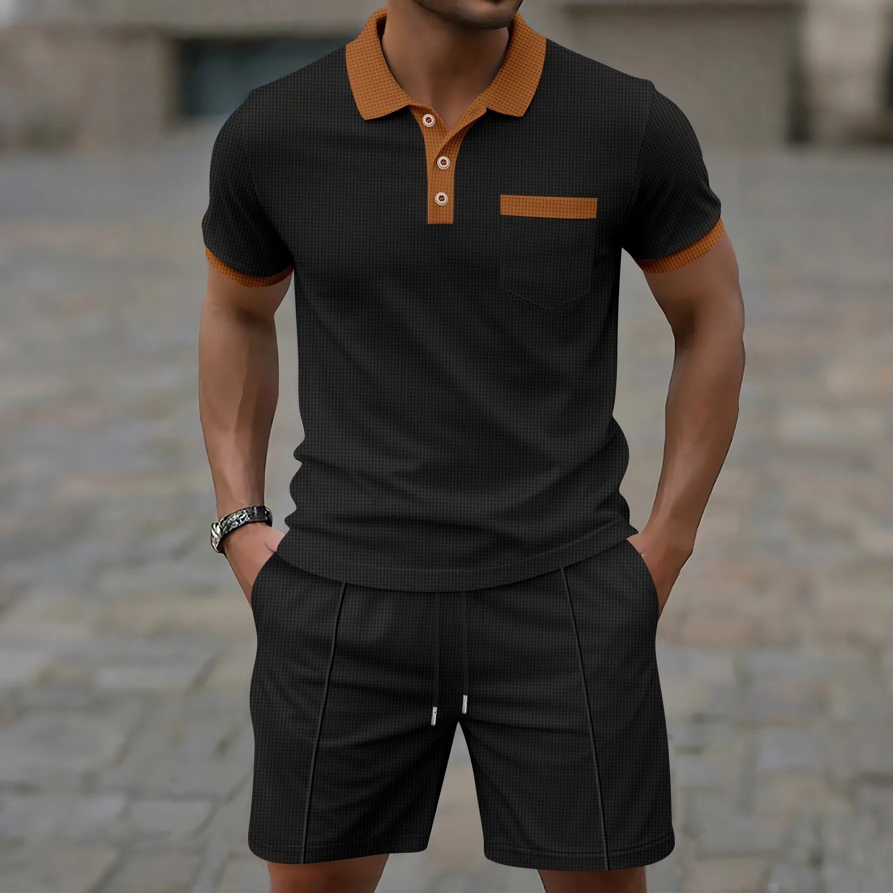 Ensemble polo homme | Tenue deux pièces polo et short