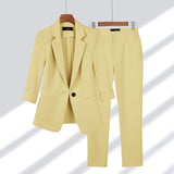 Ensemble tailleur | Ensemble deux pièces avec blazer et pantalon