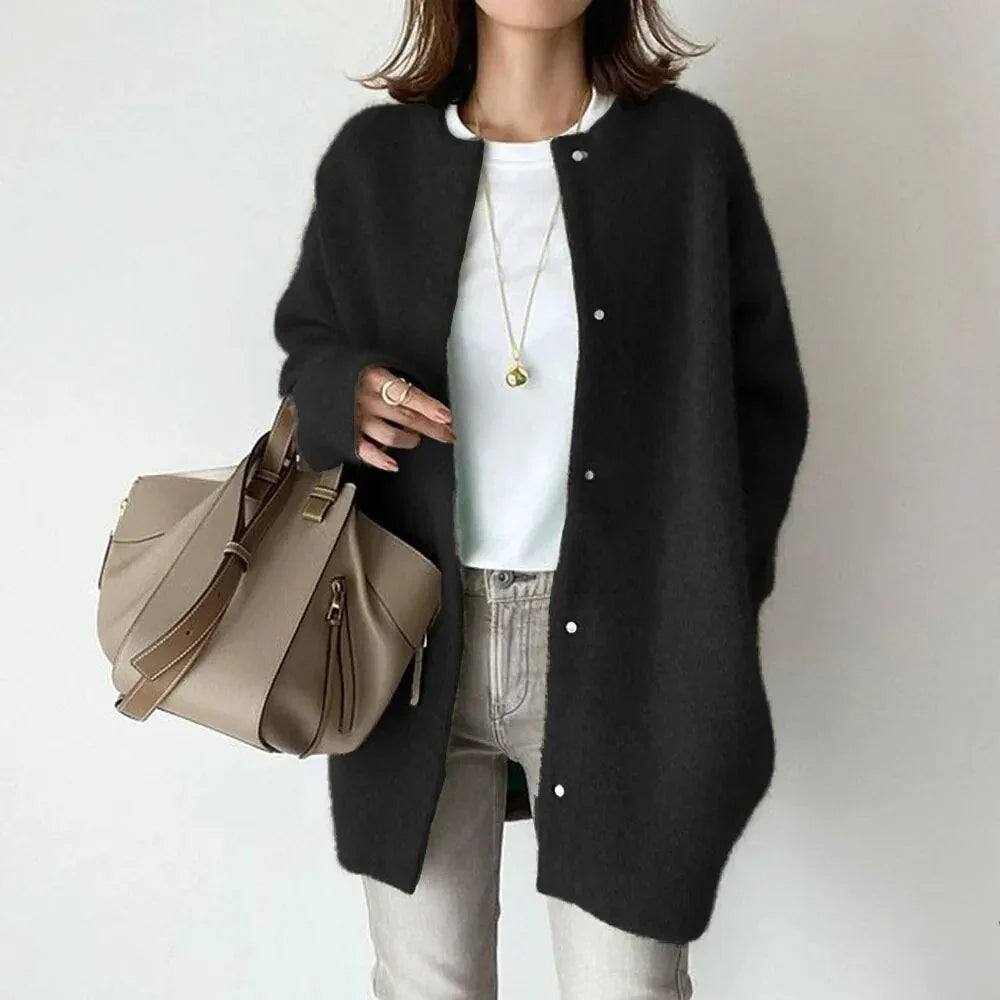 Gilet long femme à coupe décontractée | Superposition au quotidien