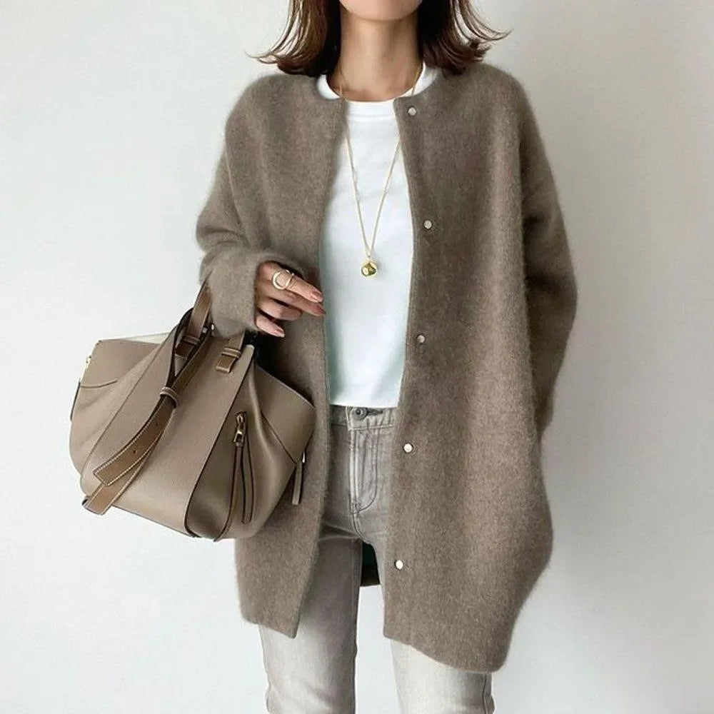 Gilet long femme à coupe décontractée | Superposition au quotidien