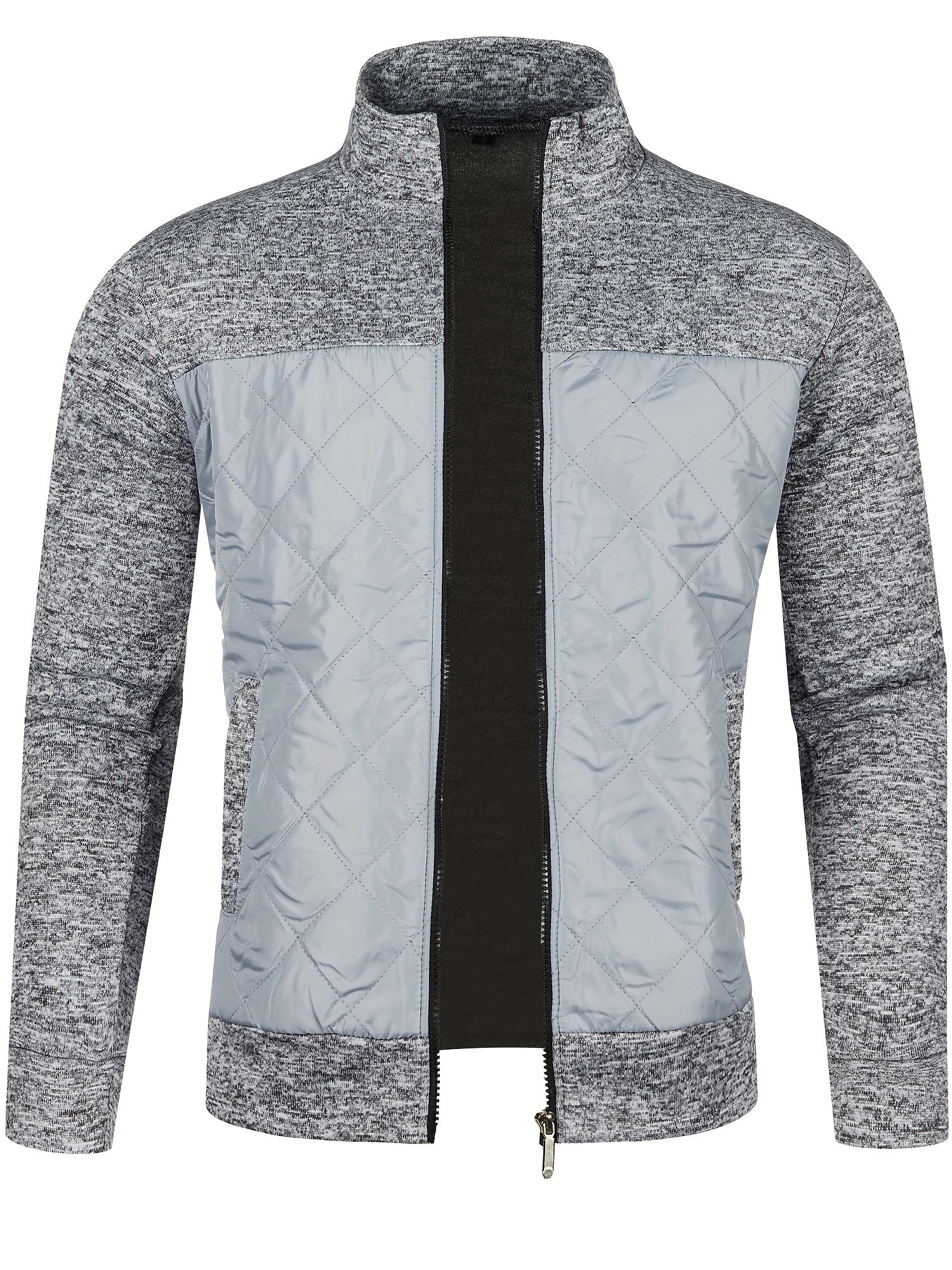 Gilet zippé homme avec panneau matelassé texturé | Sorties décontractées