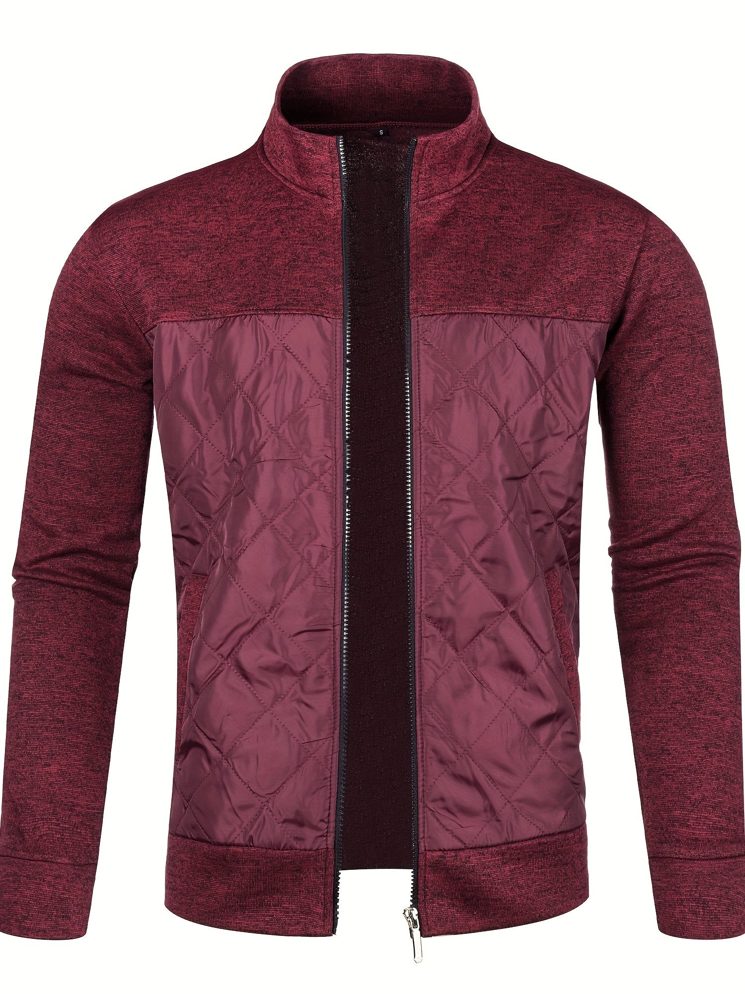Gilet zippé homme avec panneau matelassé texturé | Sorties décontractées