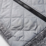 Gilet zippé homme avec panneau matelassé texturé | Sorties décontractées