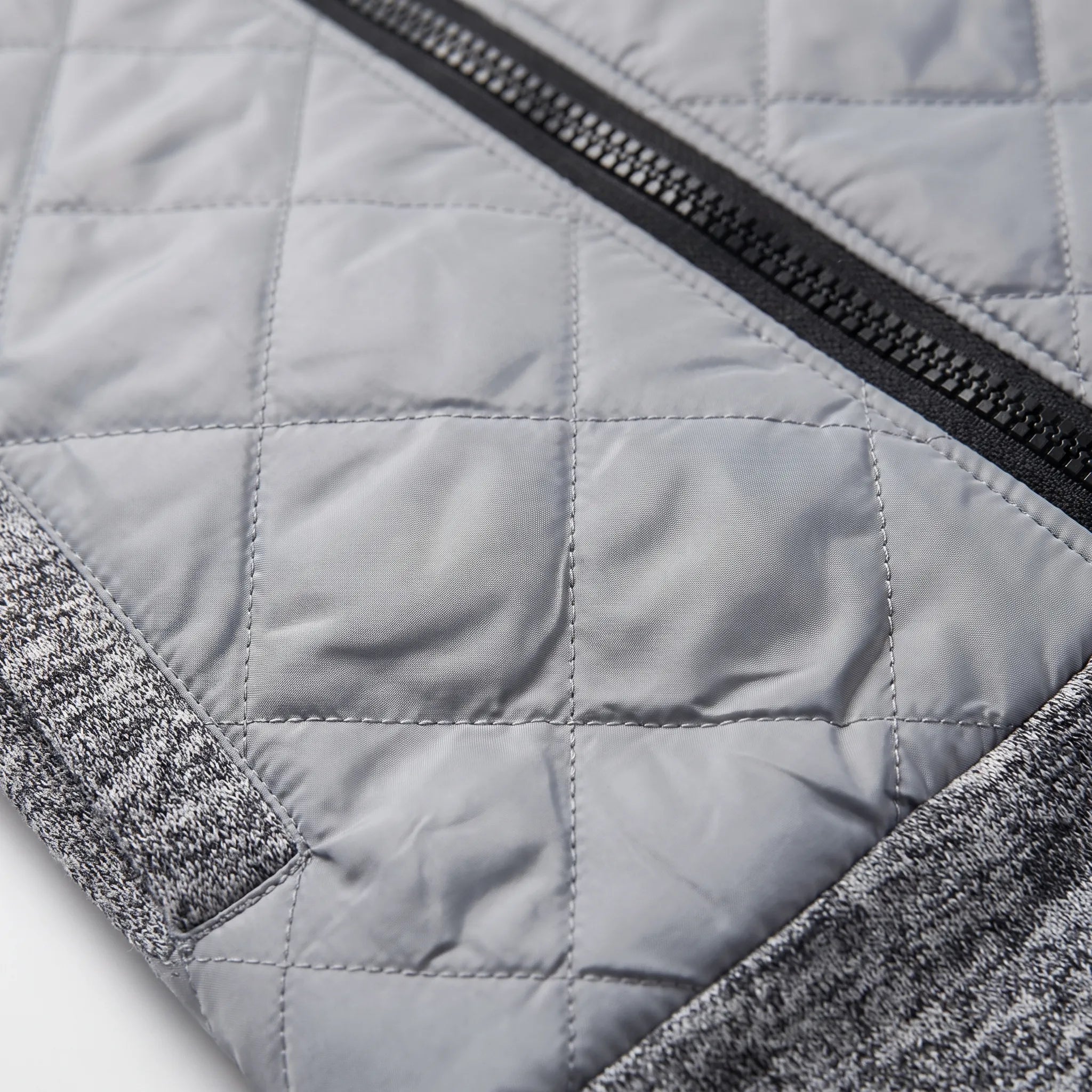 Gilet zippé homme avec panneau matelassé texturé | Sorties décontractées