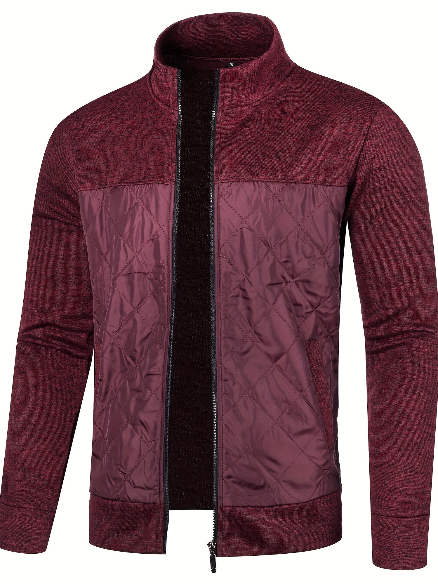 Gilet zippé homme avec panneau matelassé texturé | Sorties décontractées