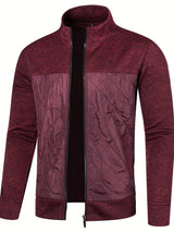 Gilet zippé homme avec panneau matelassé texturé | Sorties décontractées