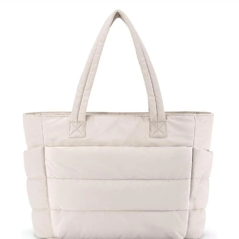 Grand sac cabas femme matelassé | Aller aux cours