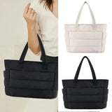 Grand sac cabas femme matelassé | Aller aux cours