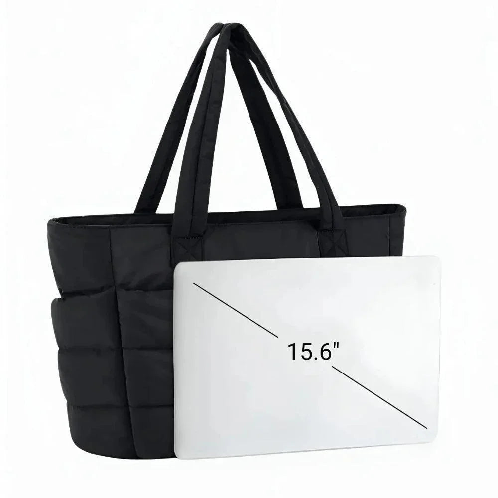 Grand sac cabas femme matelassé | Aller aux cours