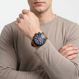 Imposante montre chronographe sport homme | Port au quotidien