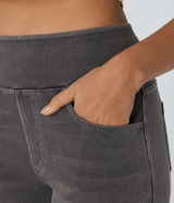 Jean large femme taille haute | Journées actives
