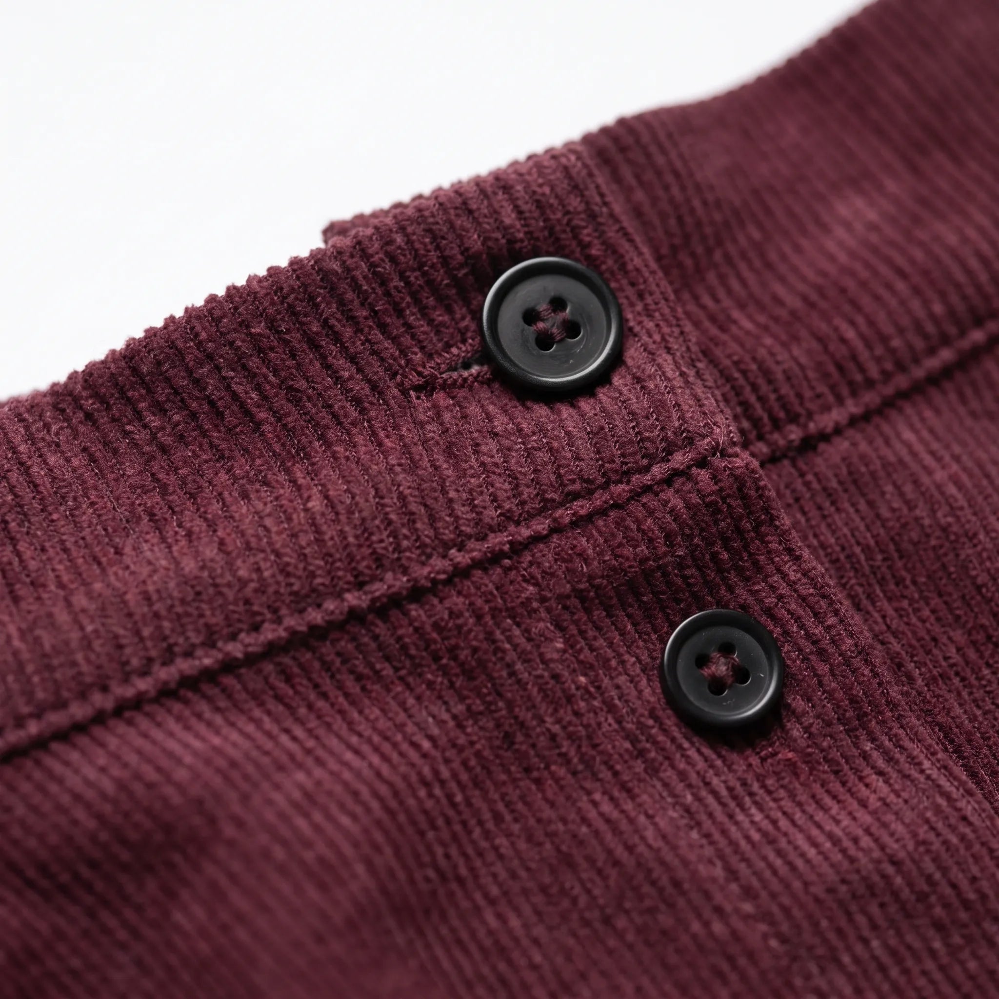 Jupe femme | Jupe boutonnée en velours côtelé