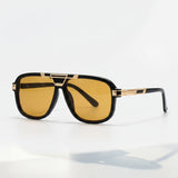 Lunettes de soleil homme | Lunettes aviateur rétro à verres dégradés