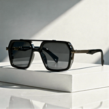 Lunettes de soleil homme | Lunettes de soleil carrées à monture de luxe