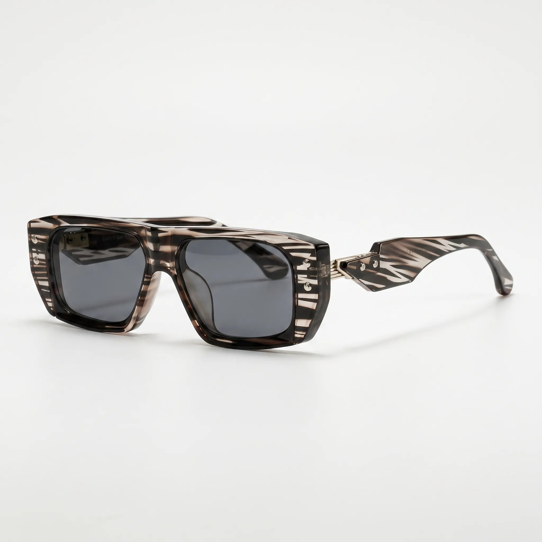 Lunettes de soleil homme | Lunettes de soleil oversize à monture rectangulaire