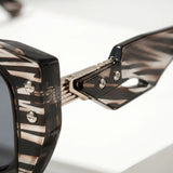 Lunettes de soleil homme | Lunettes de soleil oversize à monture rectangulaire