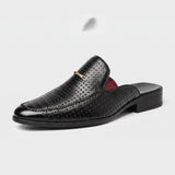 Mocassin mule perforé à dos ouvert | Sorties estivales