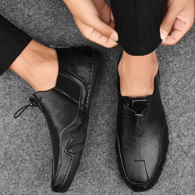 Mocassins homme | Chaussures à enfiler décontractées avec ajustement élastique