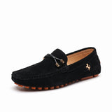 Mocassins homme | Chaussures à enfiler en daim avec semelle confortable