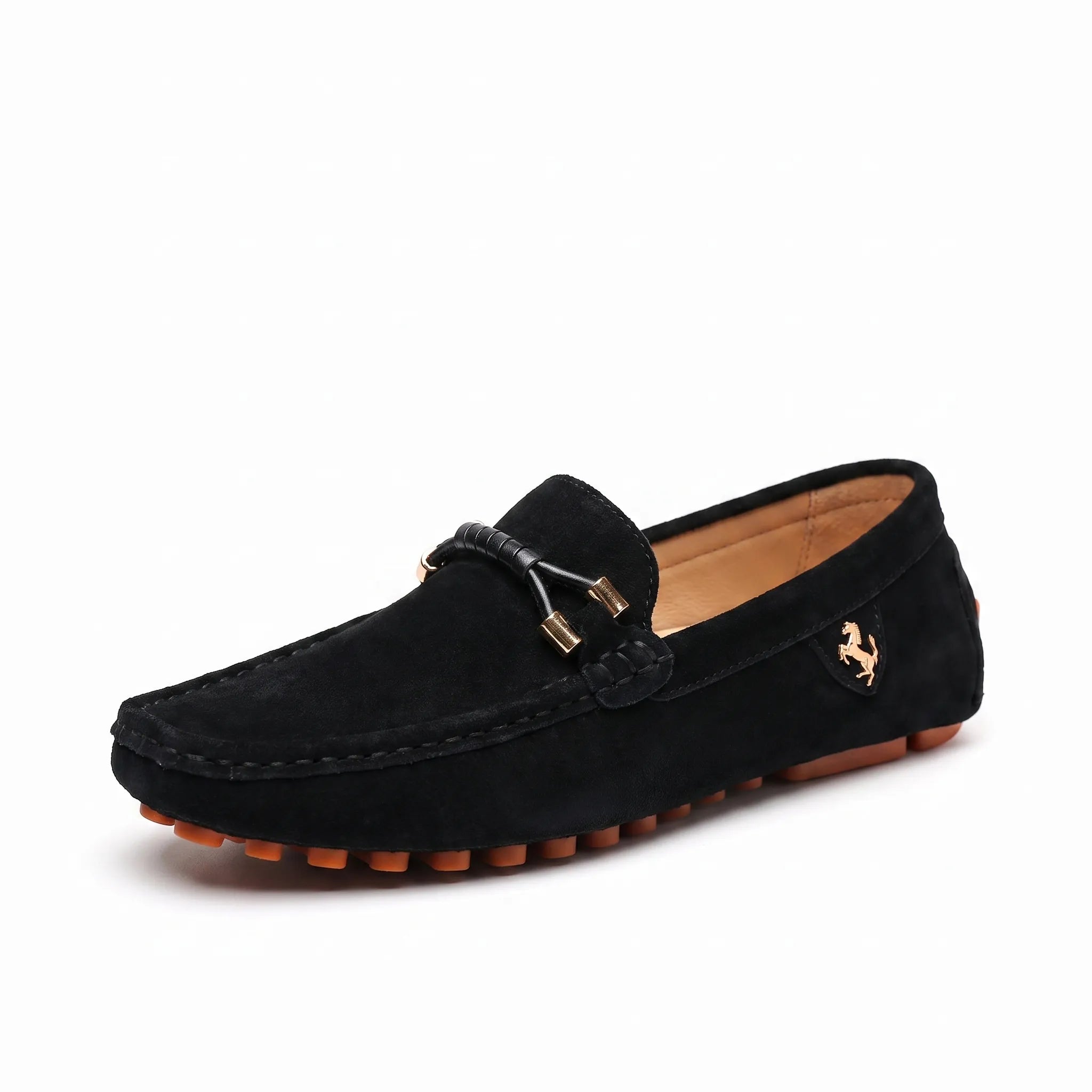 Mocassins homme | Chaussures à enfiler en daim avec semelle confortable