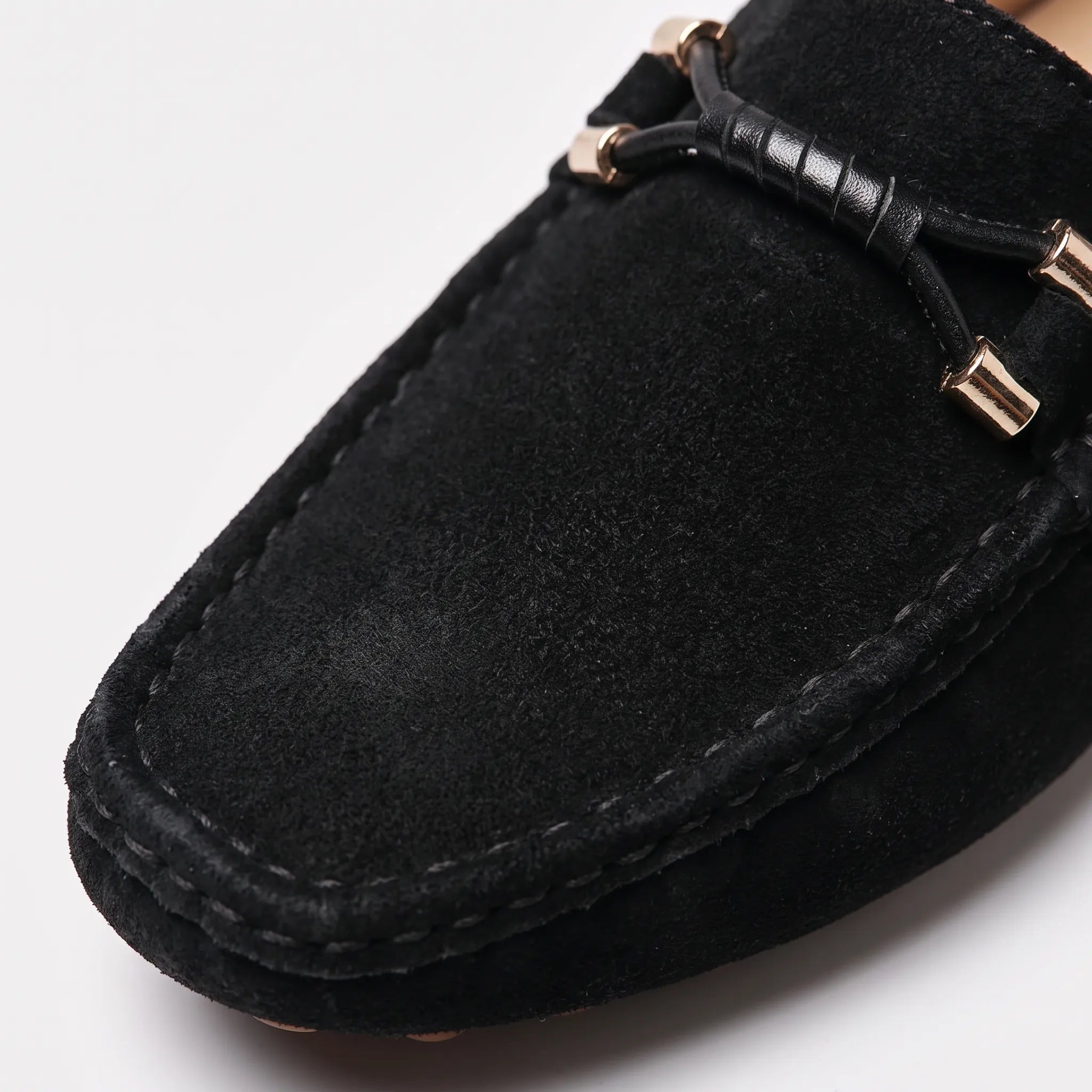 Mocassins homme | Chaussures à enfiler en daim avec semelle confortable