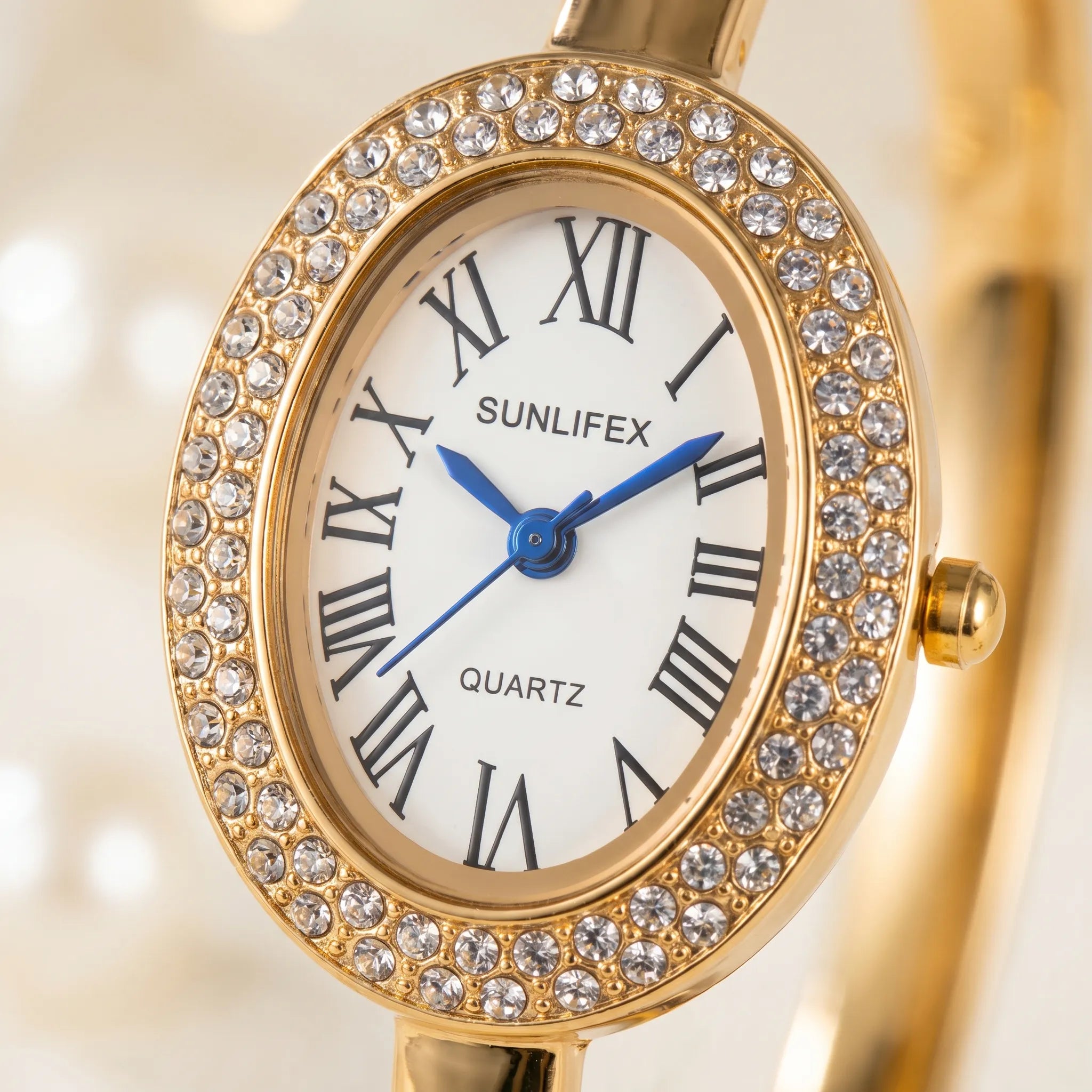 Montre femme | Montre-bracelet élégante à cadran ovale