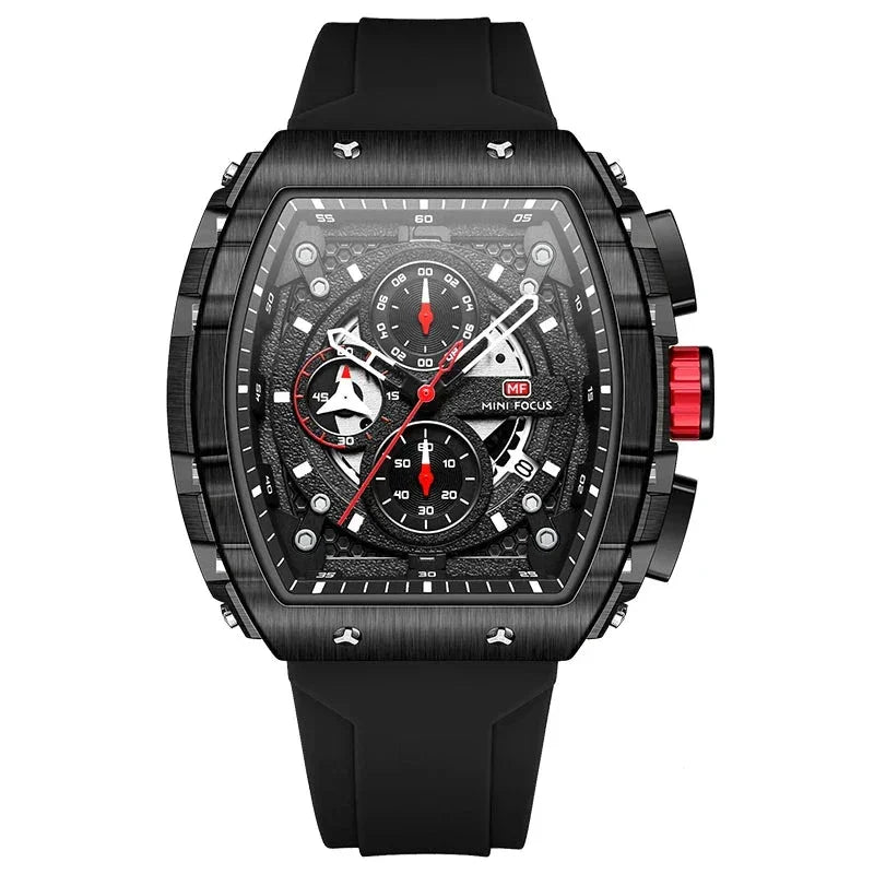 Montre tonneau sportive | Tenue de tous les jours
