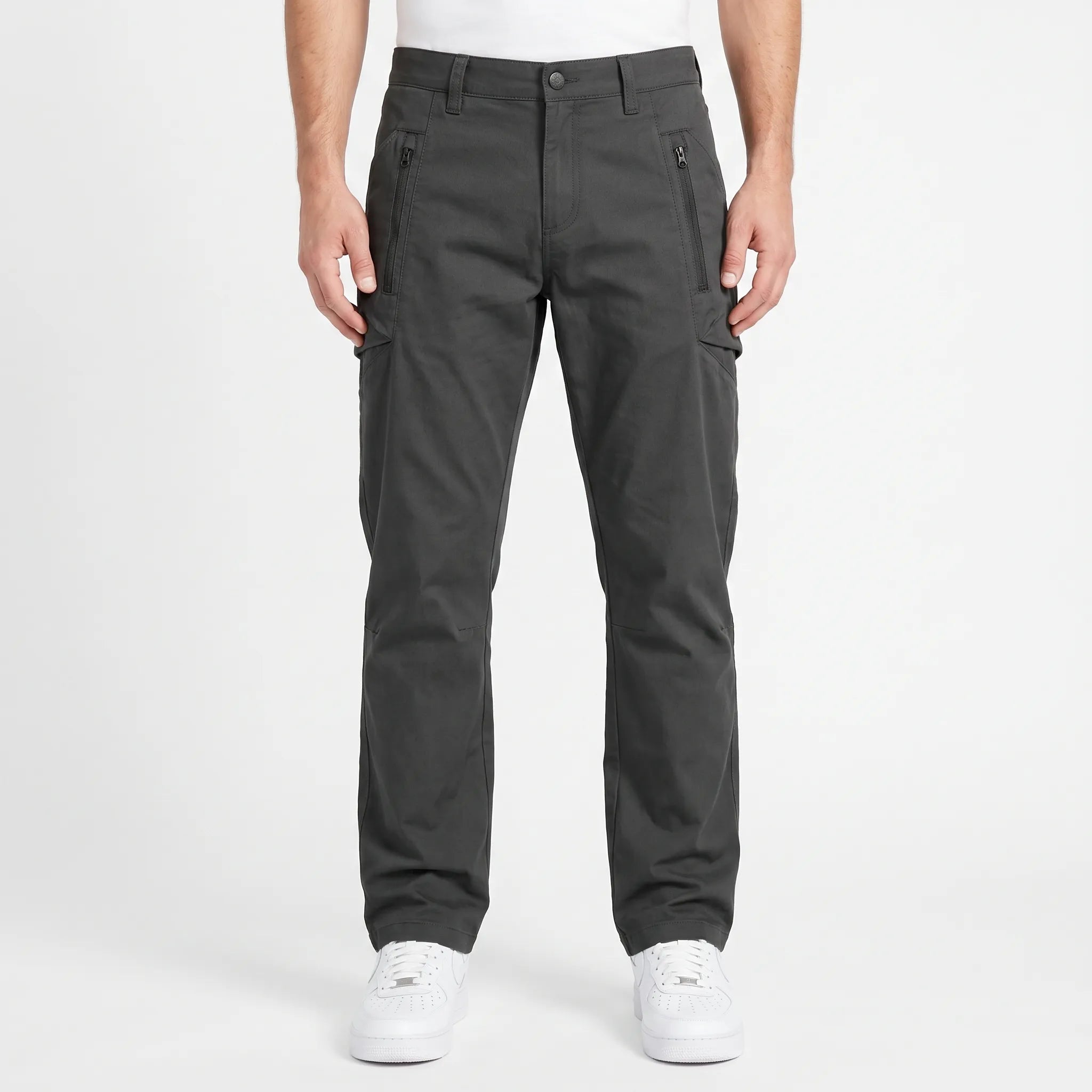 Pantalon cargo homme | Pantalon utilitaire à poches zippées