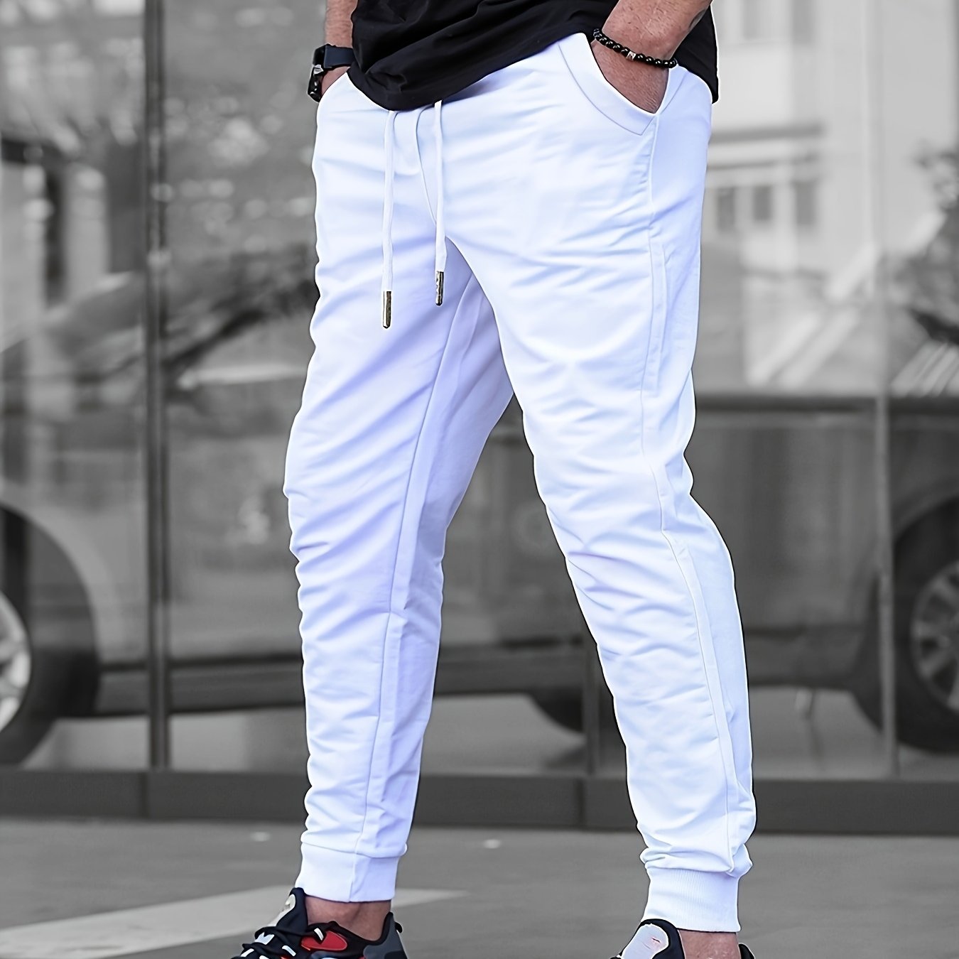 Pantalon de jogging homme | Jogging coupe slim avec poches