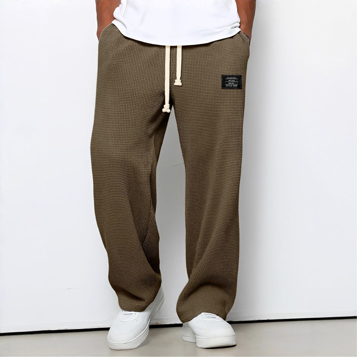Pantalon décontracté à coupe ample | Détente à la maison