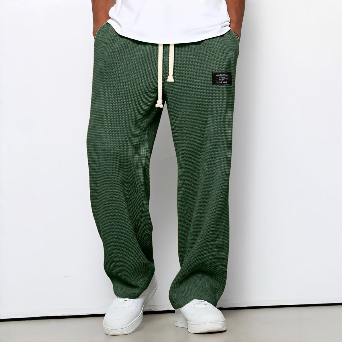 Pantalon décontracté à coupe ample | Détente à la maison