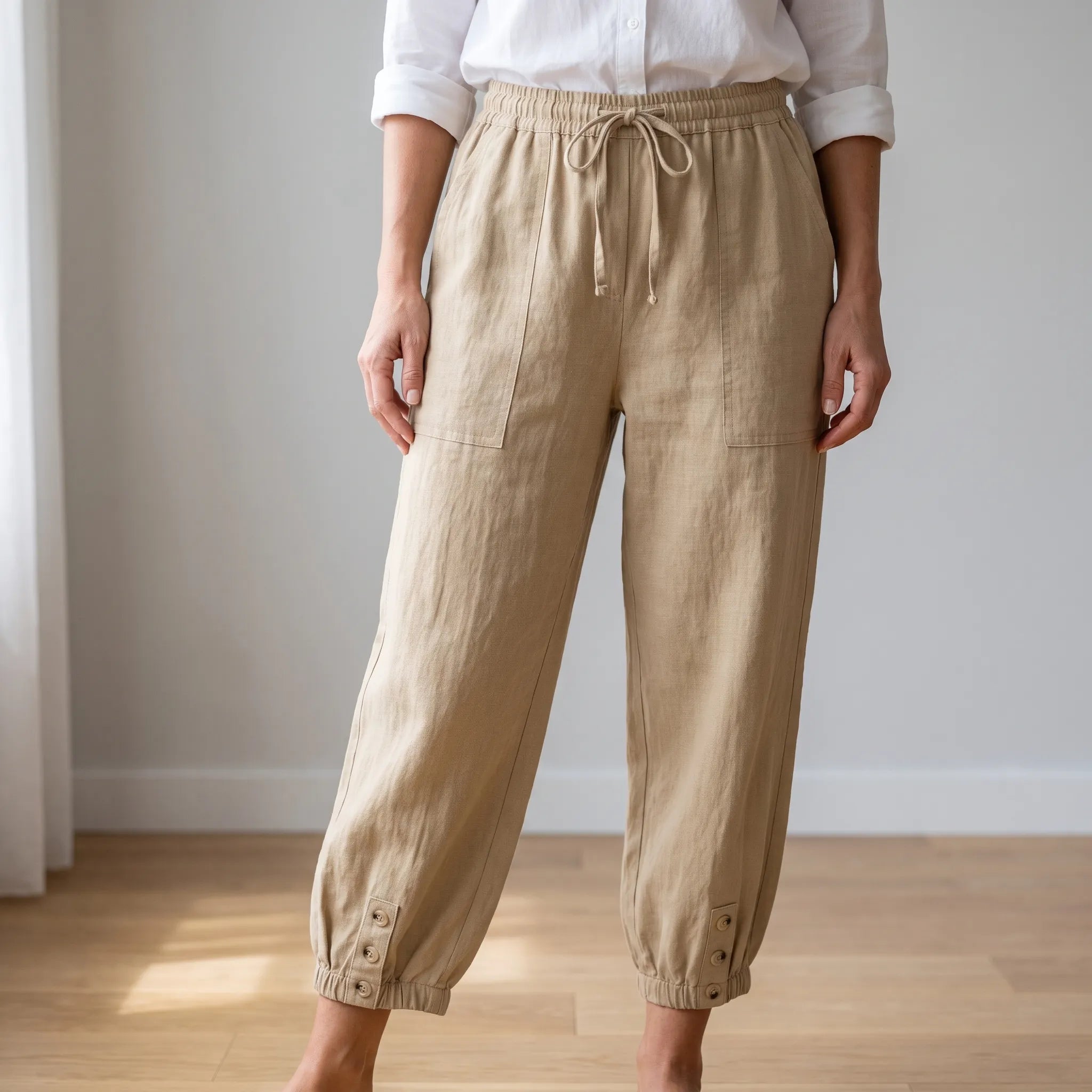 Pantalon femme large décontracté | Sorties en ville